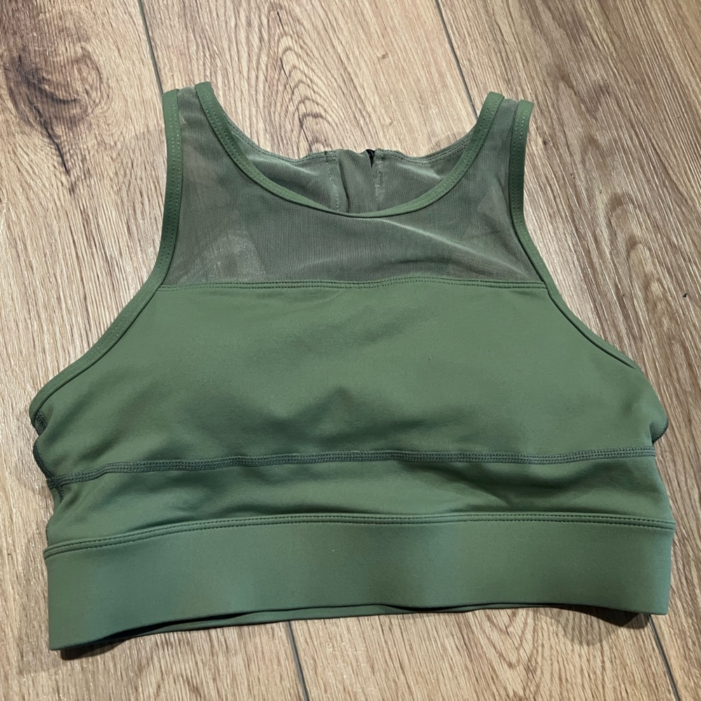 Zyia All star Bra olive, like new condition, worn once!